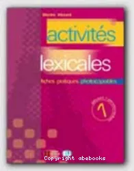 Activités lexicales