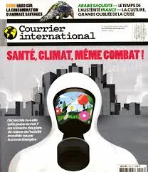 Courrier International, N°1543 - Du 28 Mai au 03 Juin 2020 - Santé, Climat, même combat!