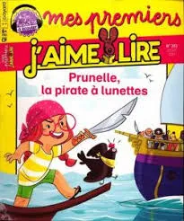 Mes premiers j'aime lire, N°203 - Juillet 2019 - Prunelle, la pirate a lunettes