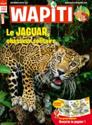 WAPITI, N°392 - Novembre 2019 - Le jaguar chasseur solitaire