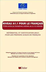 Niveau A1.1 Pour le français Référentiel et certification DILF