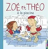 Zoé et Théo à la piscine