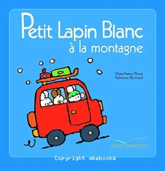 Petit Lapin blanc à la montagne