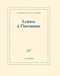 Lettres à l'inconnue