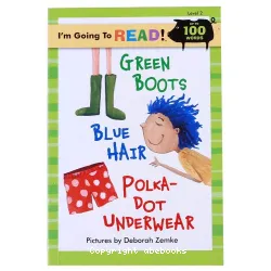 I am Going to Read - Green Boots Blue Hair Polka-Dot Underwear