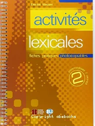 Activités lexicales