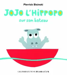 Jojo l'hippopo sur son bateau