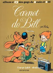 Boule & Bill n°13 Carnet de Bill