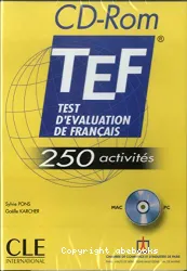 TEF, TEST D'EVALUATION DE FRANÇAIS, 250 activité